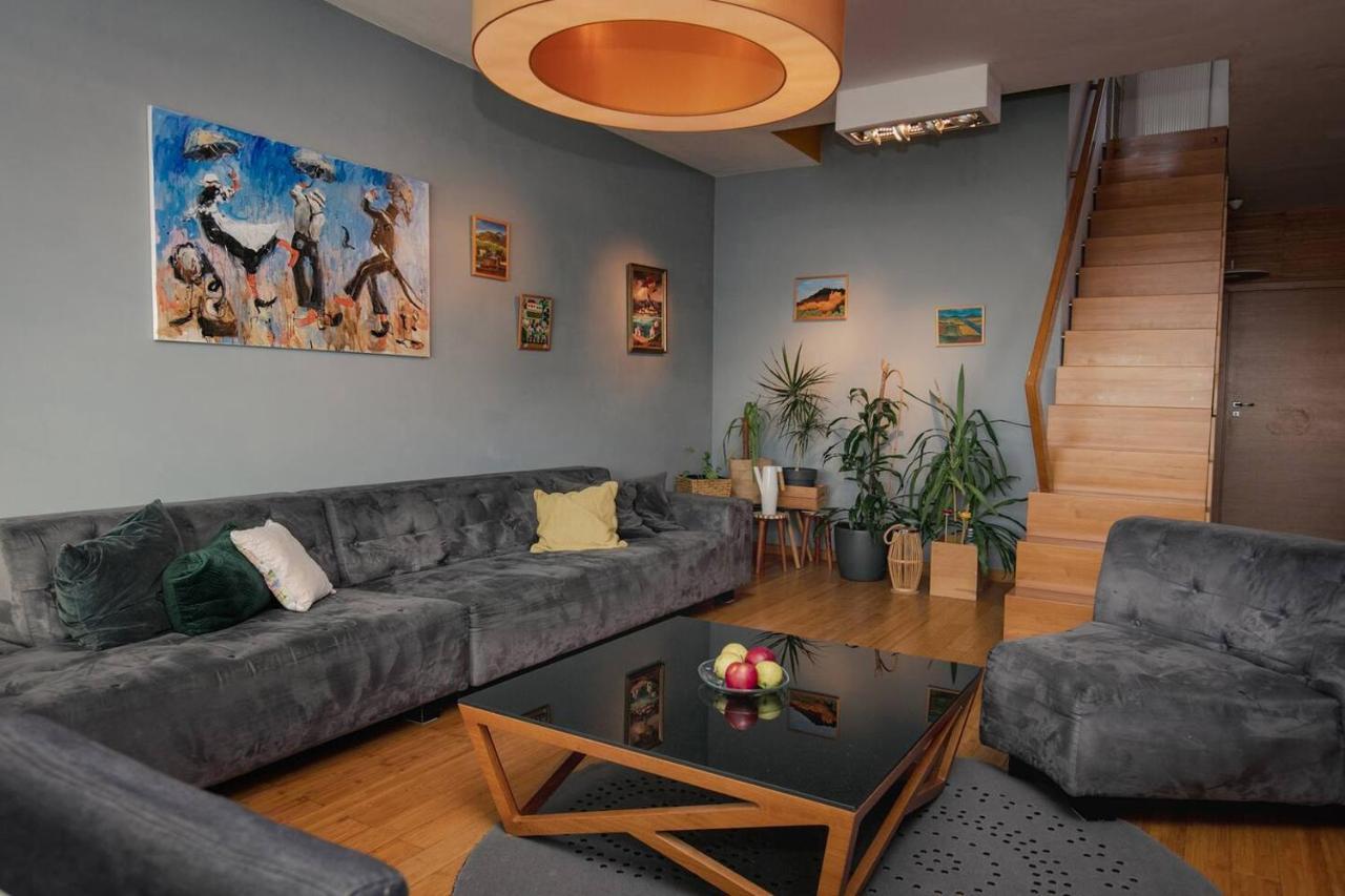 Dwupoziomowy, Rodzinny Apartament. Ochrona, Garaz. Warsaw Exterior photo